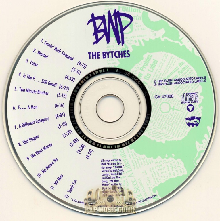 洋楽 BWP   THE   BYTCHES BWP – The Bytches – Cassette (Dolby System, Album), 1991